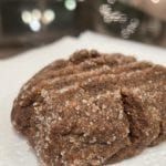 molasses peanut butter cookie