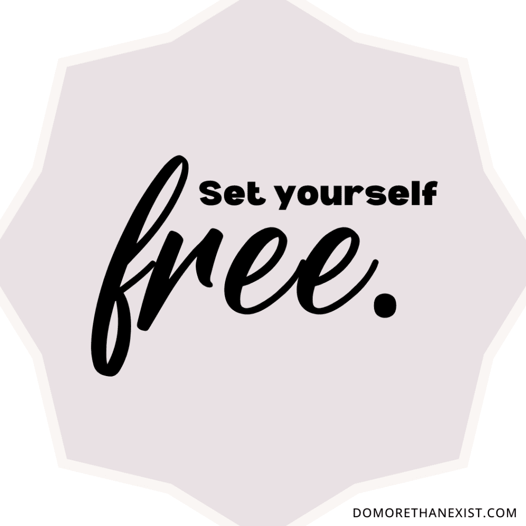 set yourself free
