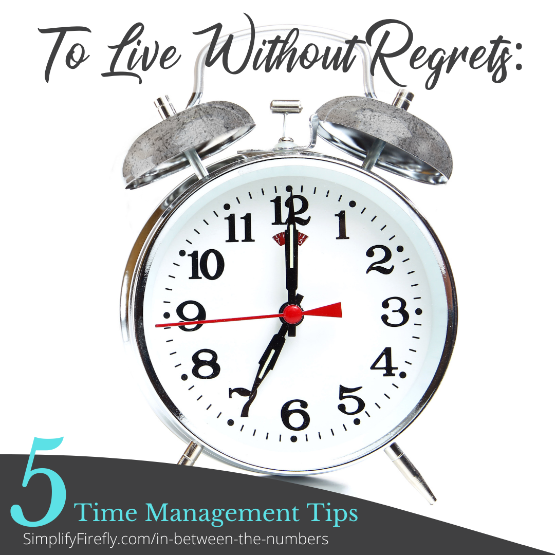 live without regrets clock