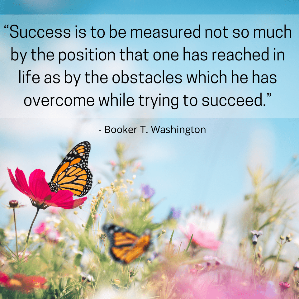what success is by Booker T. Washington 